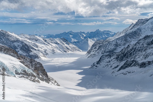 Swiss Alps in the Winter
