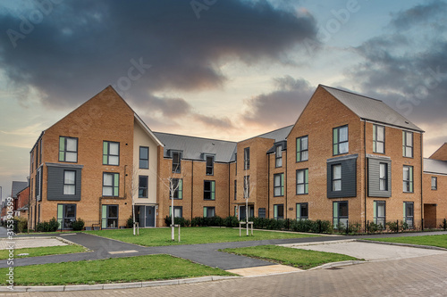 New urban housing in Milton Keynes