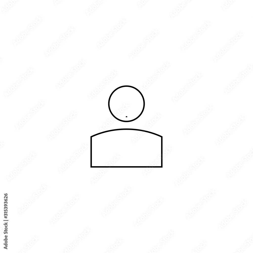 User icon. Social media profile photo avatar symbol. Logo design element User icon. Social media profile photo avatar symbol. Logo design element