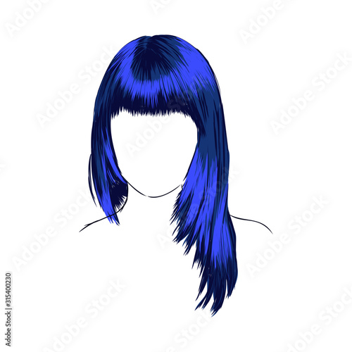 girl with long hair