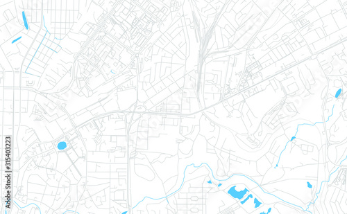 Tomsk, Russia bright vector map