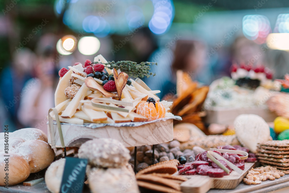Wedding buffet with canapes and sweets Wedding buffet with canapes and sweets