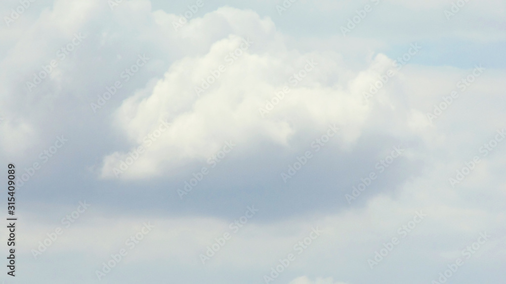 blue sky with white clouds