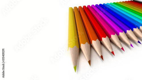 Colorful pencils