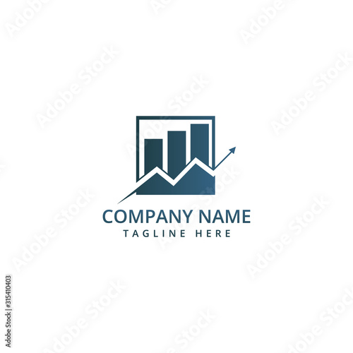 Business, financial and investment vector logo design