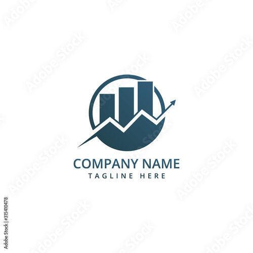 Business, financial and investment vector logo design