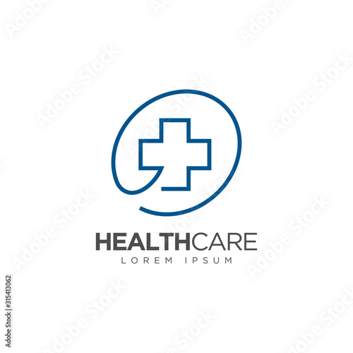 Medical or Pharmacy Logo Design, Health Care Logo, For Medical Center, Medical cross