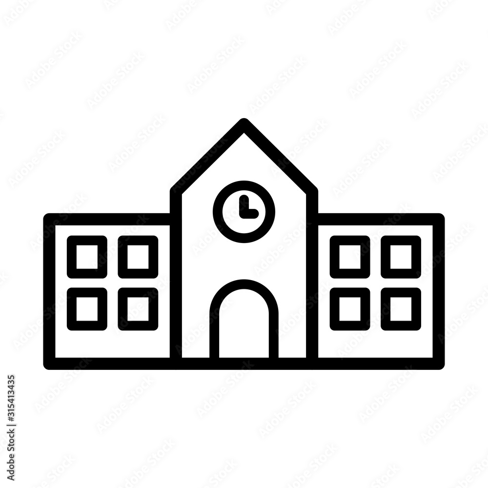 School icon vector template illustration design School icon vector template illustration design