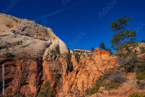 Blue Sky and Sandstone in Zion
