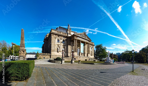 Germany, Hesse, Wiesbaden, Exterior of Hessisches Staatstheater photo