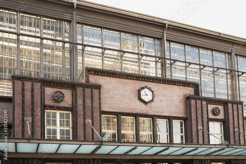 Germany, Berlin, Exterior of Berlin Friedrichstrasse train station photo