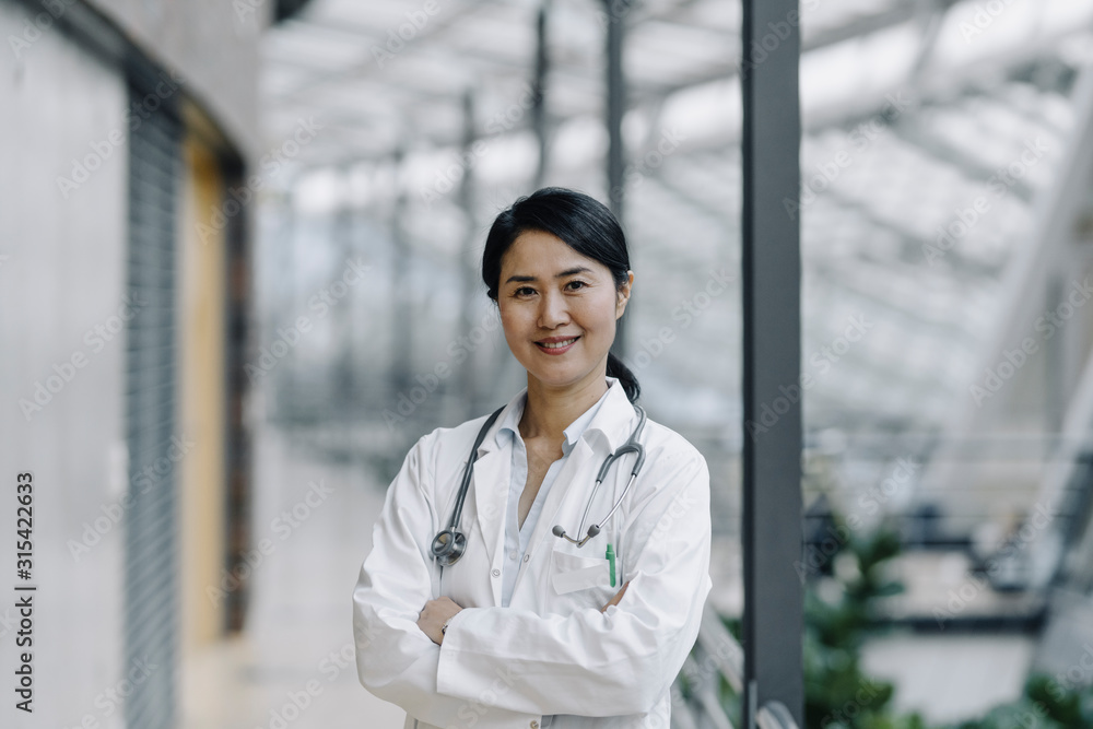 Portrait of a confident female doctor Portrait of a confident female doctor
