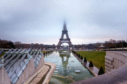  The tower of Paris in the fog © luismiguel