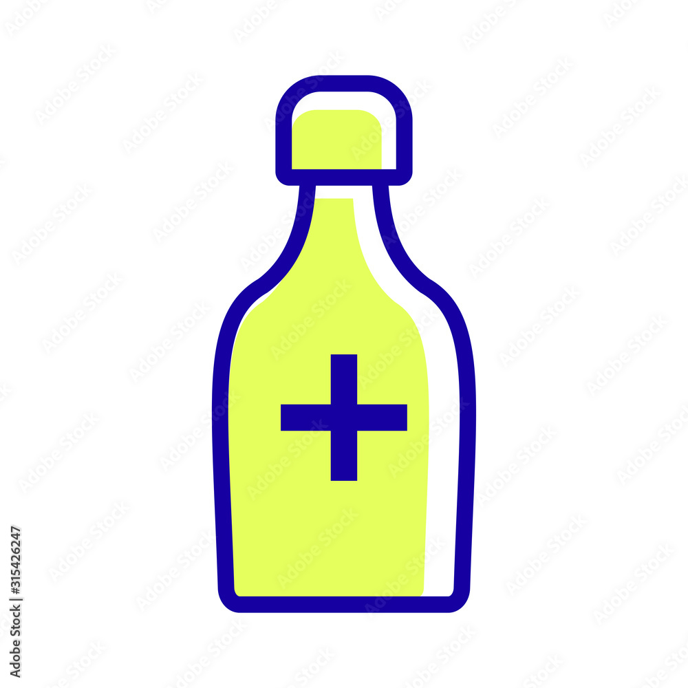 Medicine bottle icon. Vector illustration. Care, aspirin. Medicine bottle icon. Vector illustration. Care, aspirin.