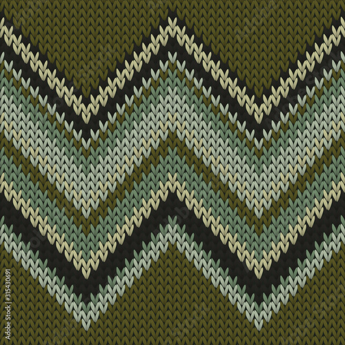 Yarn zig zal lines knit texture geometric 