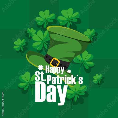 Happy saint patricks day vector design