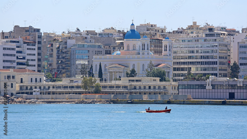 Naklejka premium Agios Nikolaos Church in Piraeus Greece