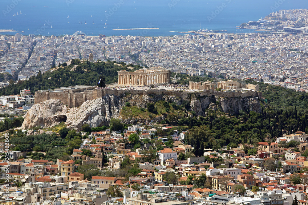 Athens Greece Capital City Panorama