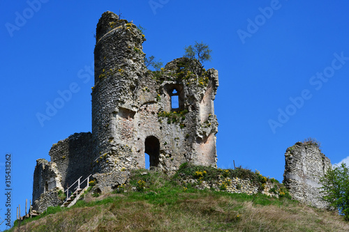 Chateau sur Epte, France - april 3 2017 : castle photo