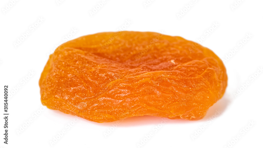 Dried apricots isolated on white background. Healthy food. Dried apricots isolated on white background. Healthy food.