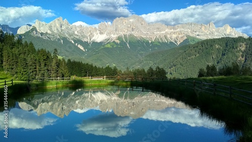 Fototapeta Naklejka Na Ścianę i Meble -  Great view of the top Cadini di Misurina range 