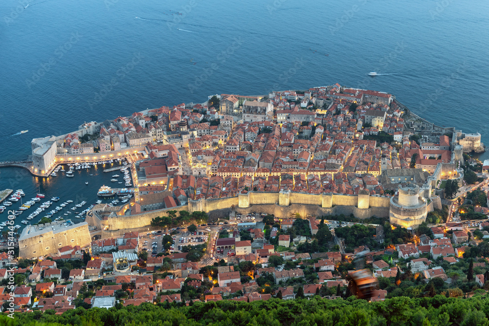 Naklejka premium Dubrovnik, Croatia - the gem of the Adriatic 