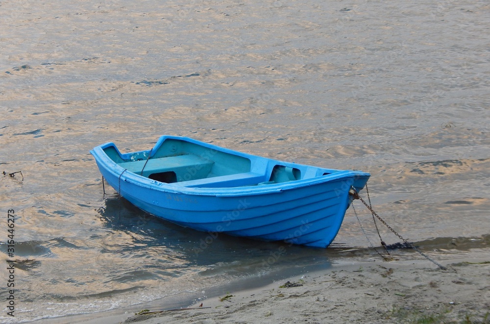 Blue boat