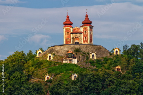 Calvary on Scharffenberg hill in Banska Stiavnica, Slovakia