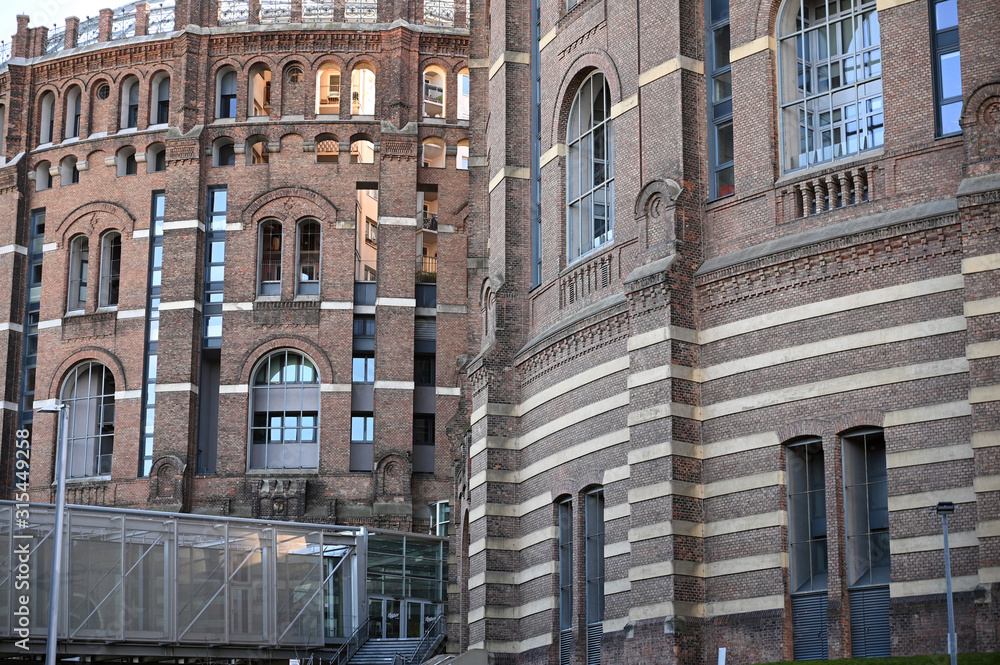 Old Gas Storage Gasometer Vienna Landmark Austria Stock Photo Adobe Stock