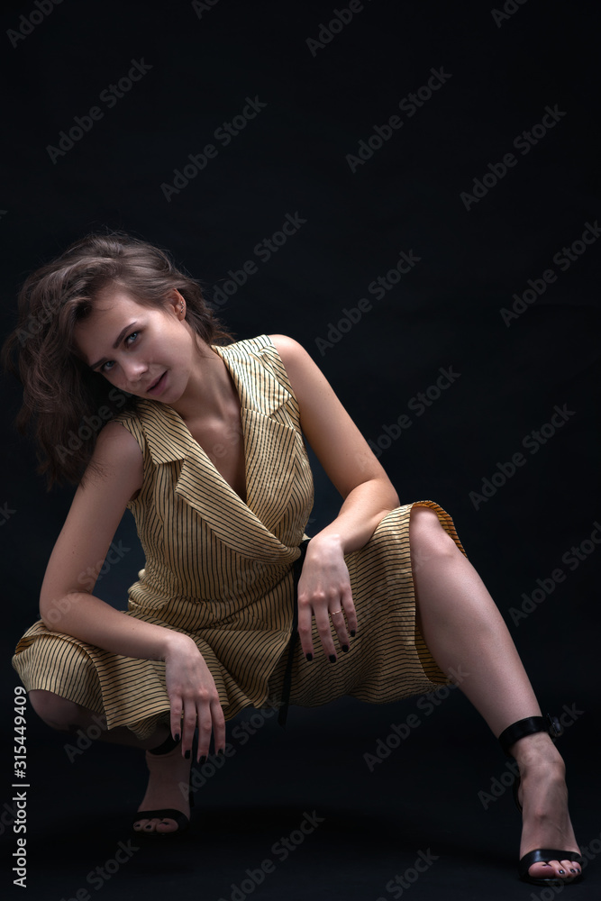 beautiful young woman close-up portrait beautiful young woman close-up portrait