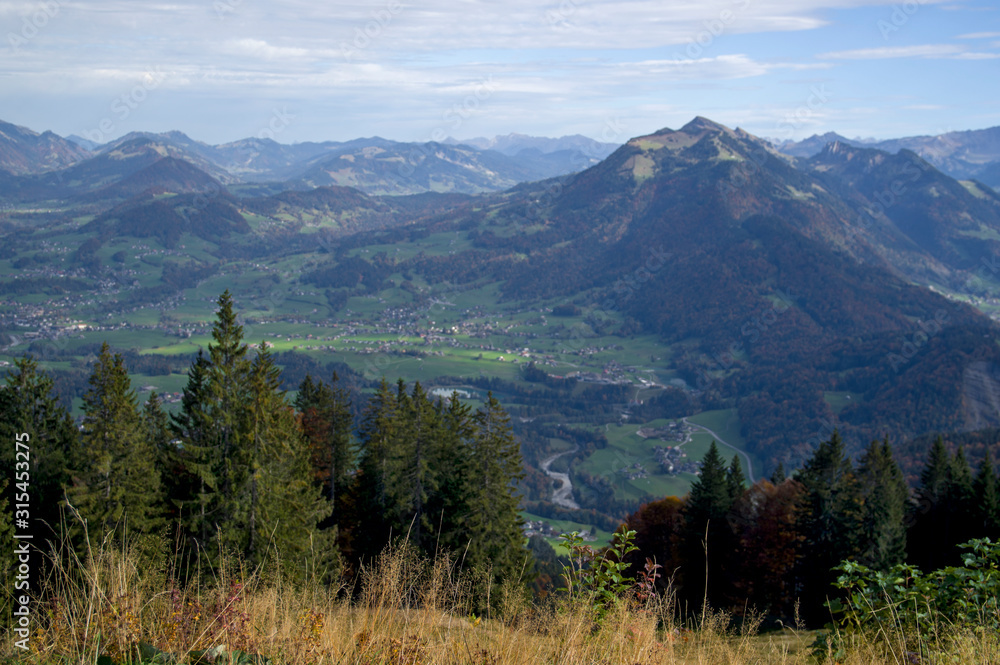 Obraz premium Hochälpele - Losenpass - Hämmerles Älpele