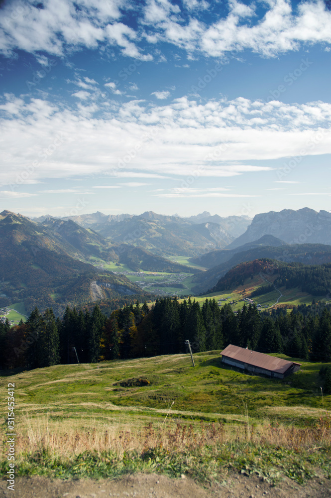Obraz premium Hochälpele - Losenpass - Hämmerles Älpele