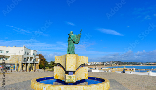 Statue des Heiligen Goncalo de Lagos  Algarve- Portugal