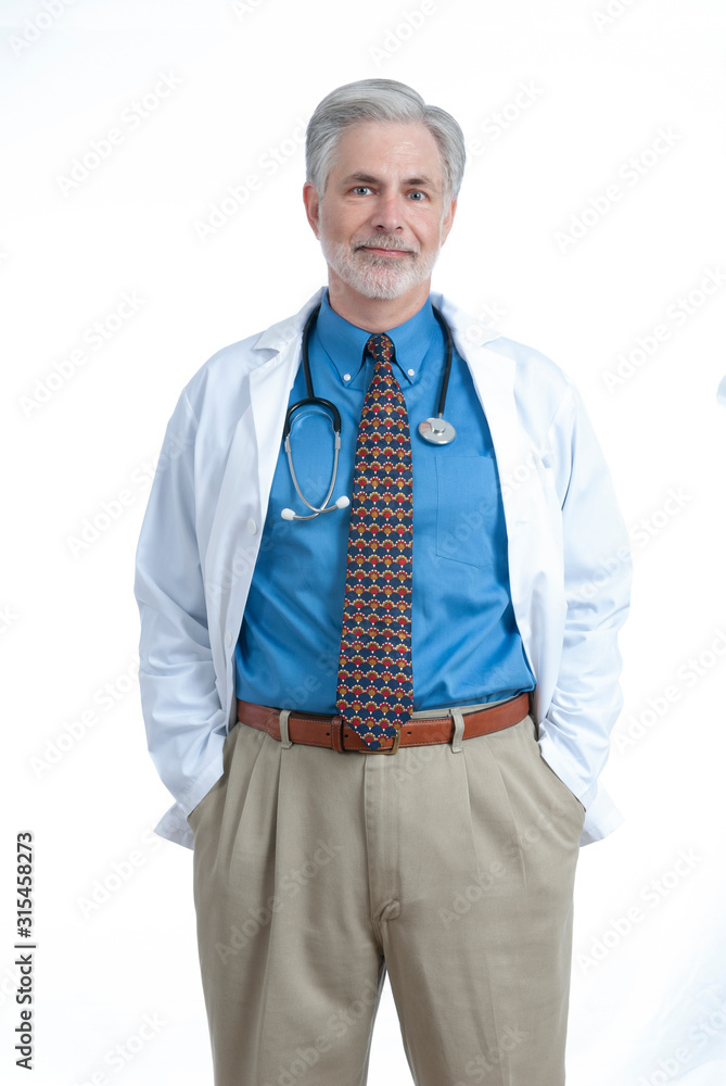 Cheerful Older Doctor Cheerful Older Doctor