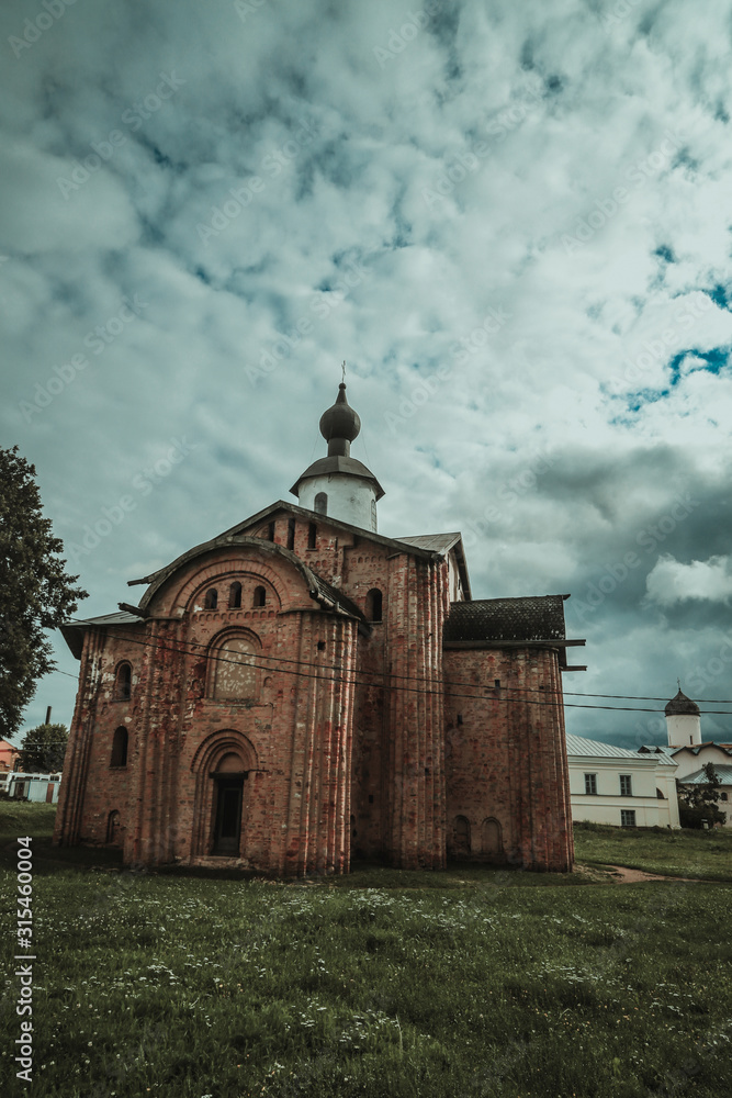 old stone Church in Russia