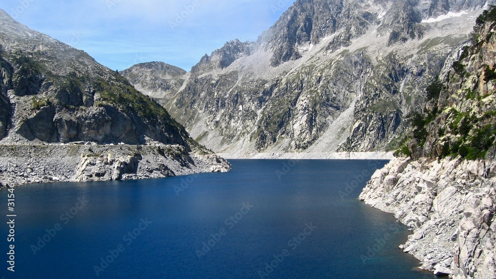 Aragonese Pyrenees mountain lakes