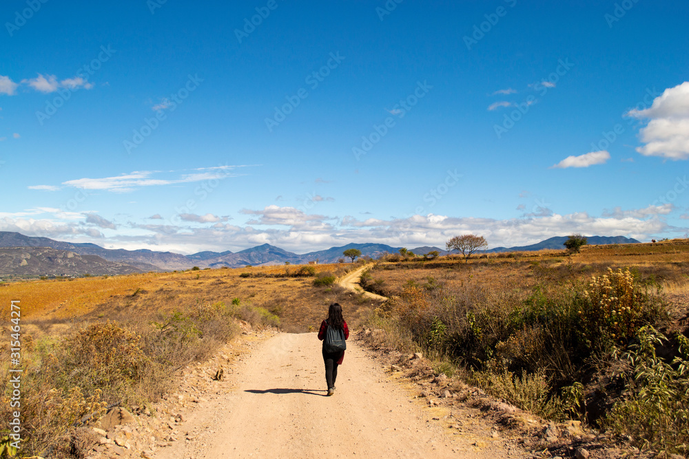 Obraz premium caminata en el desierto