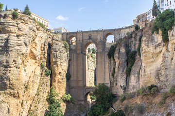 Canvas schilderij Ronda Puente Nuevo Puente Nuevo viaduct in Ronda  © robertdering