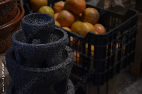 Molcajetes en torre