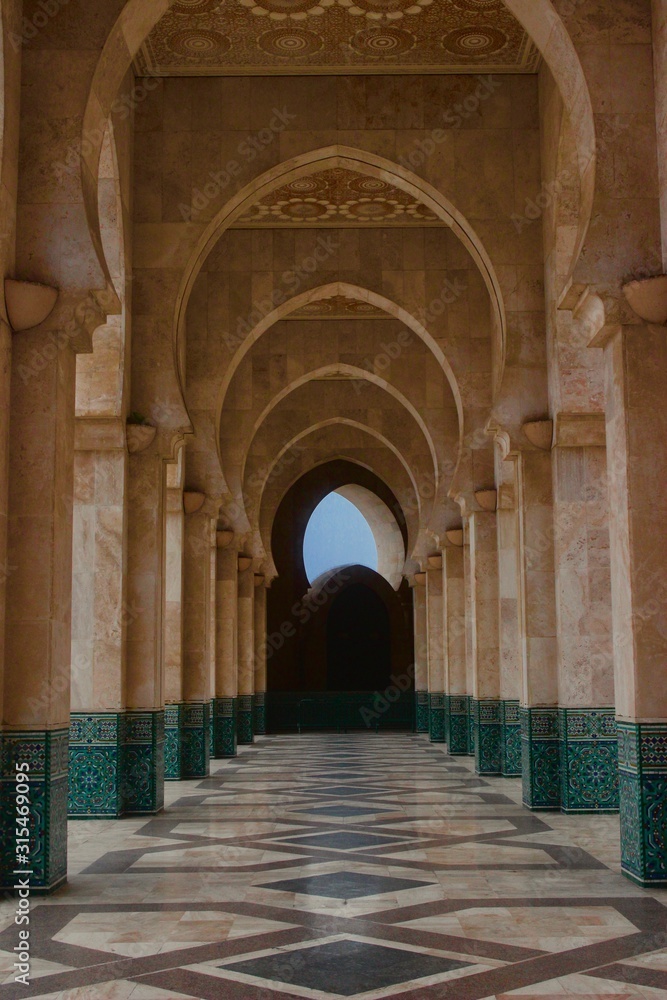 arches of the mosque