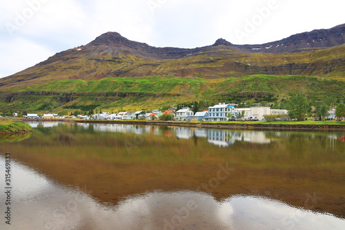 Seydisfjordur resort in East Iceland, Europe