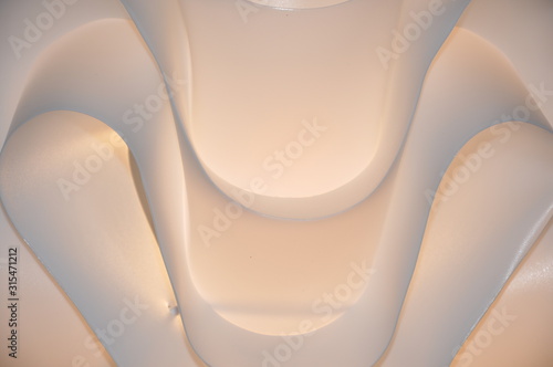 Abstract taupe beige light curves background design photo