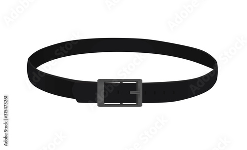 Black belt. vector illustration