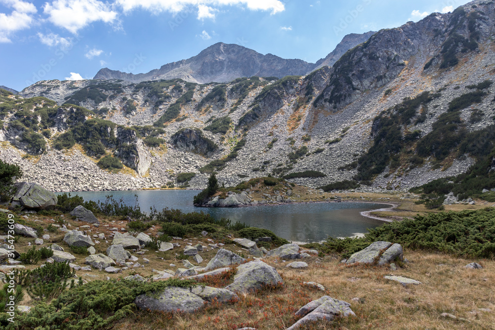 Banderitsa lake and Banderishki Chukar peak, Pirin Mountain