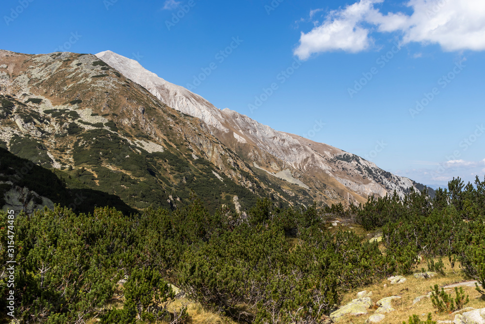 Panorama around Fish Banderitsa lake, Pirin Mountain