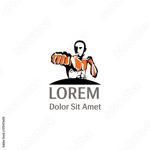 Boxing Logo vector template eps for your company and industry purpose ready to use