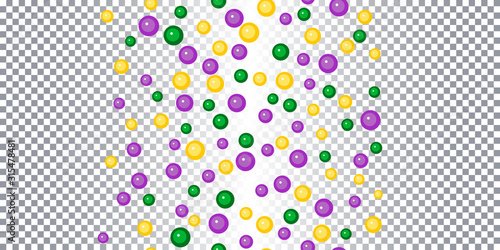Seamless pattern beautiful beads