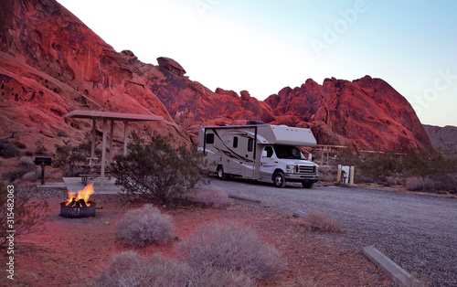 Wohnmobil , Valley of Fire Campground