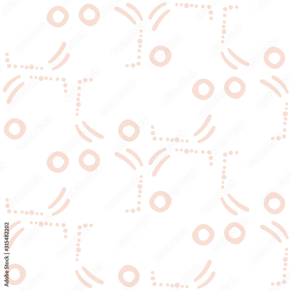 Abstract geometric seamless pattern. Tile background. Infinity wrapping paper with different shapes. Creative texture. Vector illustration.   