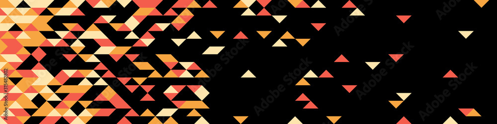 Pattern with random colored triangles Generative Art background illustration Pattern with random colored triangles Generative Art background illustration